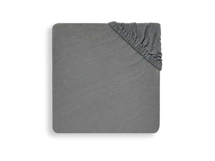 Jollein Spannbetttuch Jersey Storm Grey 40x90cm