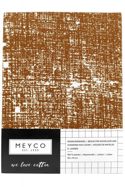 Meyco Wickelauflagenbezug Fine Lines Camel