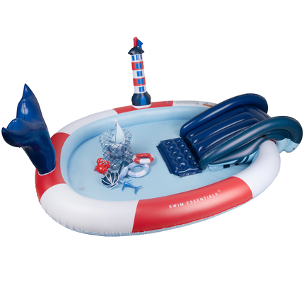 Swim Essentials Schwimmbad Kinderrutsche Whale 2.10M