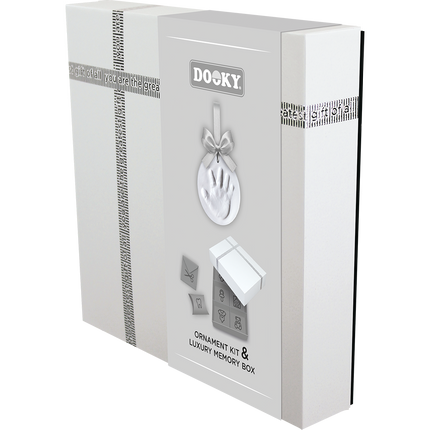 Dooky Geschenkbox-Handabdruck-Ornament-Set