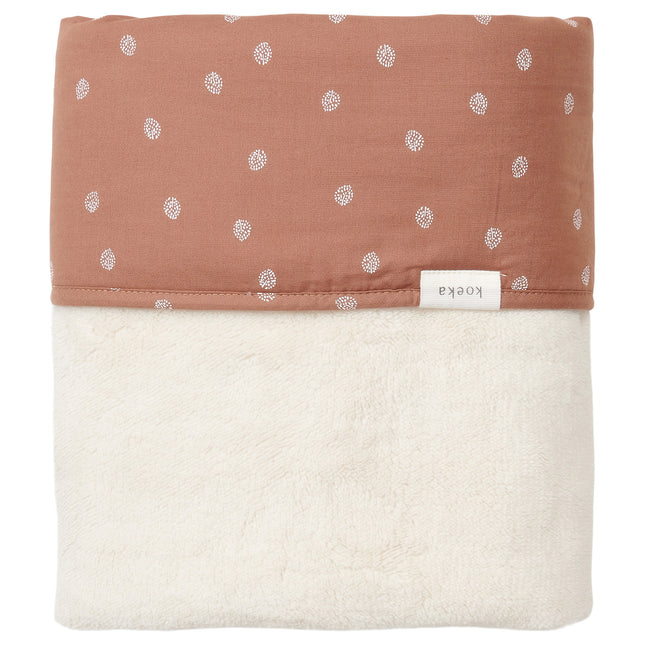 Koeka Kinderbettdecke Teddy Reversible Oaky Hazel