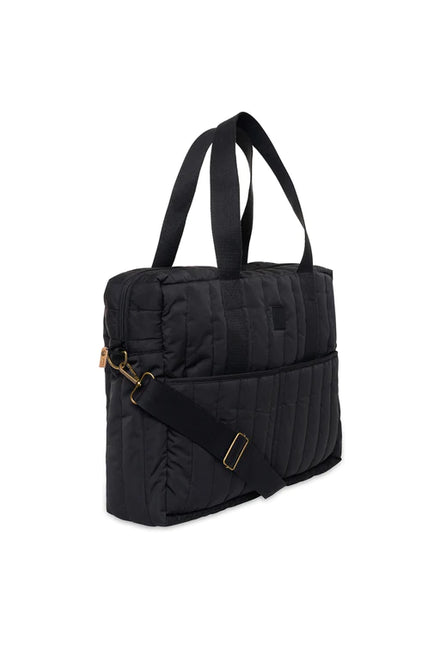 Jollein Wickeltasche Puffed Moos Schwarz