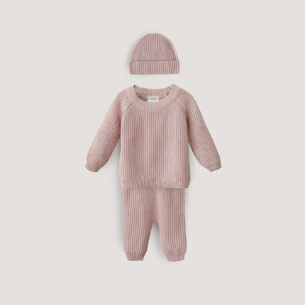 Mushie Baby-Hose Chunky Knit Blush