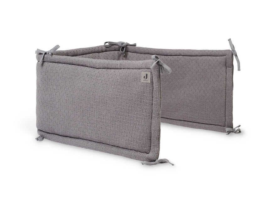 Jollein Bettgestell Bliss Knit Storm Grey 35x180cm