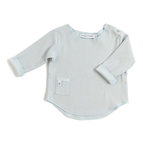 Bamboom Baby-Shirt Langarm Hellblau