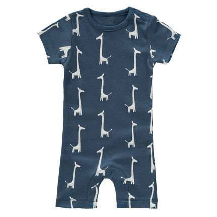 Fresk Babyanzug Giraffe Indigoblau