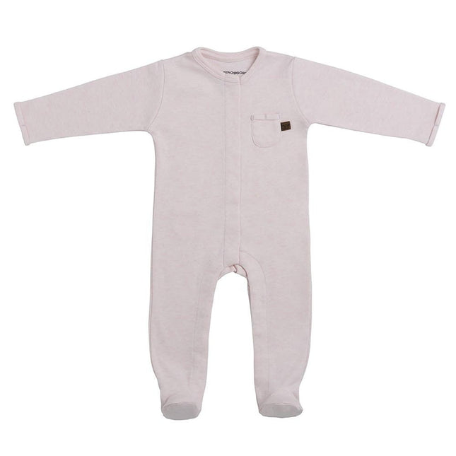 Baby's Only Baby-Body mit Füßen, Melange, klassisches Rosa