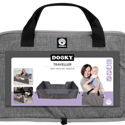 Dooky Campingbett Baby Grey Melange