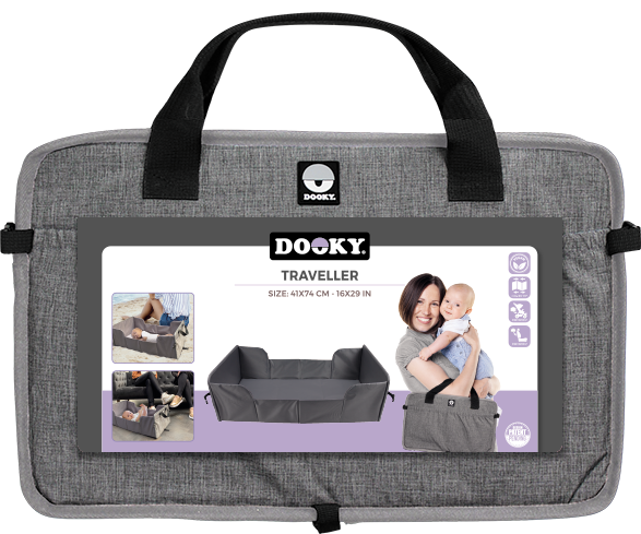 Dooky Campingbett Baby Grey Melange