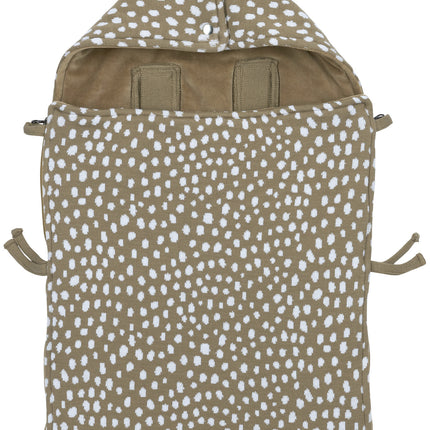 Meyco Fußsack Cheetah Taupe