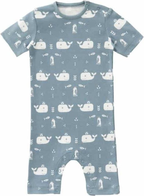 Fresk Playsuit Whale Blue Fog