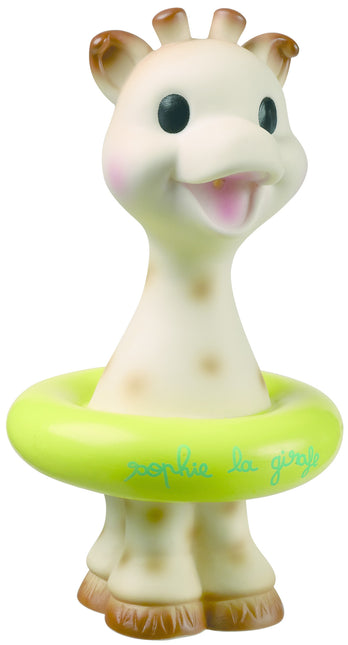 Sophie de Giraf Badespielzeug Giraffe mit Schwimmkorb