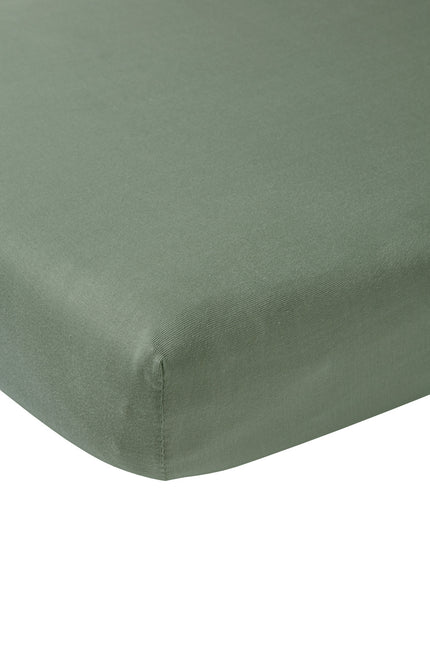 Meyco Spannbetttuch Jersey 60X120 Waldgrün