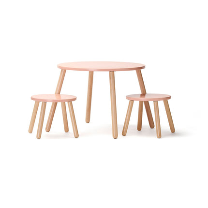 Kid's Concept Tischset mit Hockern Apricot