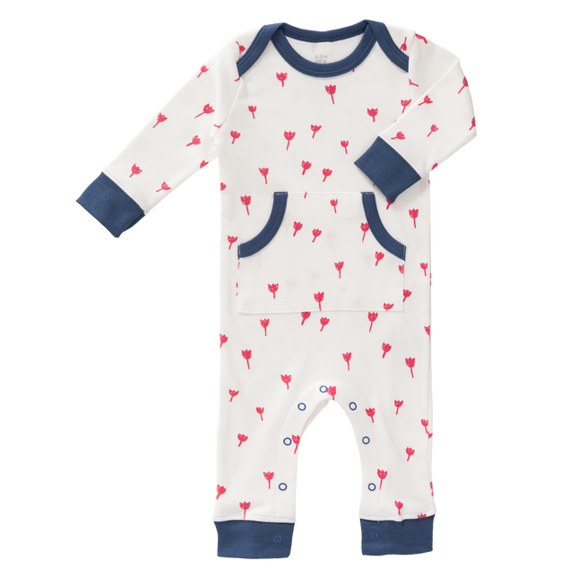 Fresk Baby-Pyjama ohne Fuß Tulip Red