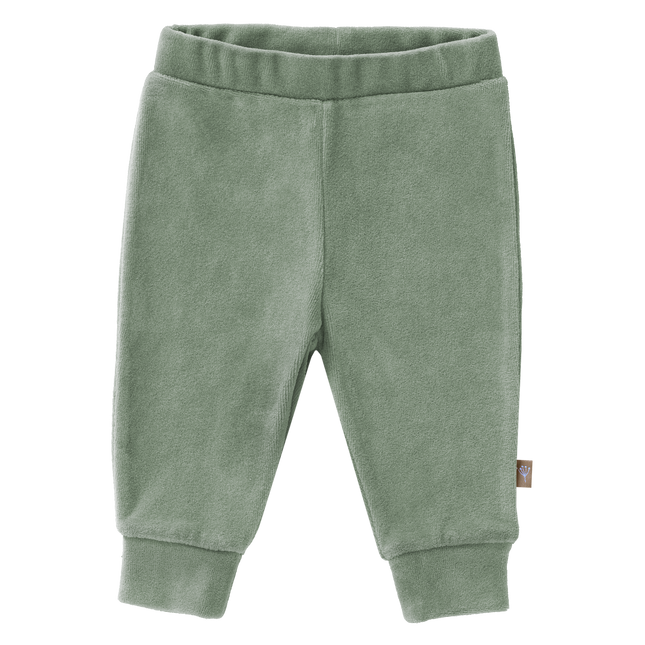 Fresk Babyhose Velours Waldgrün