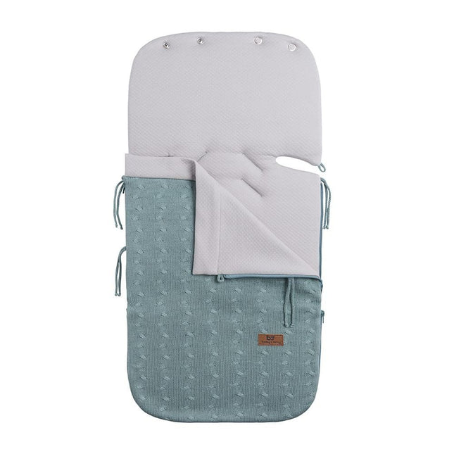 Baby's Only Fußsack Autositz Summer Cable Stonegreen