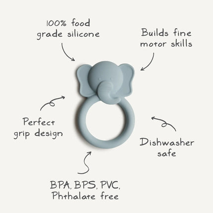 Mushie Beißring Elefant Wolke