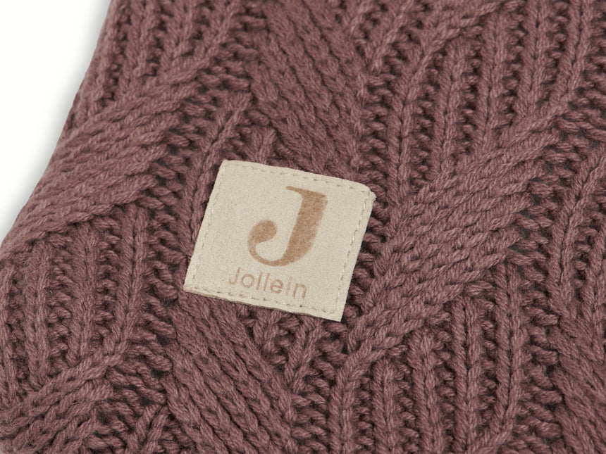 Jollein Wickelauflagenbezug Spring Knit Chestnut 75x85cm