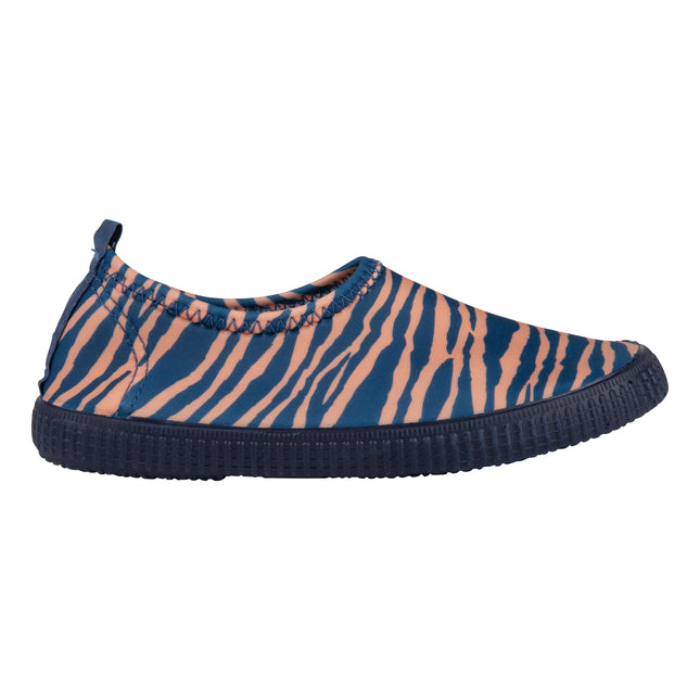 Swim Essentials Wasserschuhe Zebra Lycra Blau