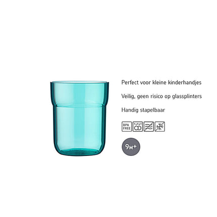 Mepal Kinderbecher Mio 250ml Deep Turquoise