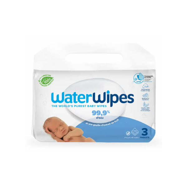 WaterWipes Baby-Feuchttücher 144Stück 3x 48Stück