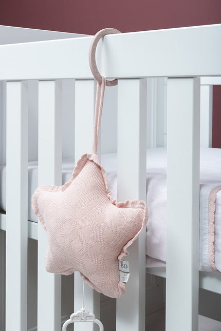 Baby's Only Kinderbettlaken Reef Misty Pink/White