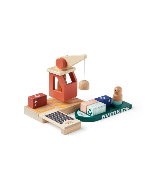 Kid's Concept Holzspielzeug Containerhafen