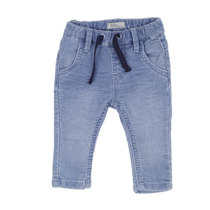 Riffle Babyblaue Denim-Hose