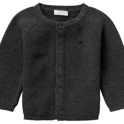 Noppies Baby Strickjacke Naga Dunkelgrau Melange