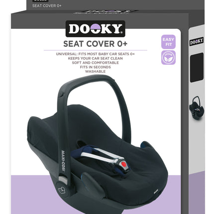 Dooky Autositzbezug Seat Cover 0+ Black Uni