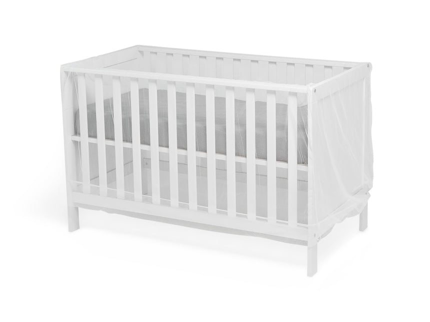 Jollein Moskitonetz für Baby-Campingbett und Kinderbett, transparent, 120 x 65 cm