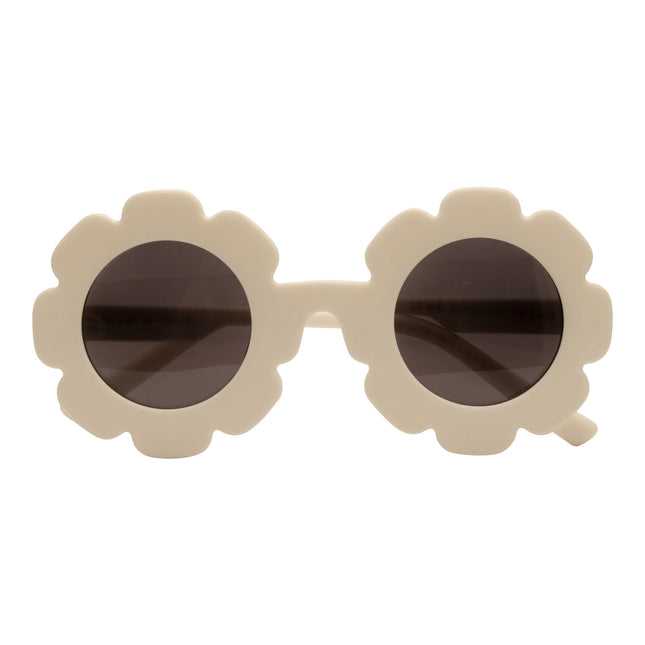 JeP Kids Baby Sonnenbrille Blume Off White 2+ Jahre