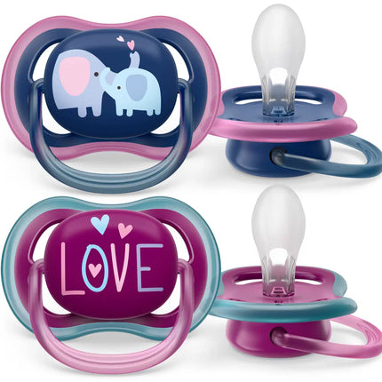 Philips Avent Schnuller +18 Monate Air Elephant/Love