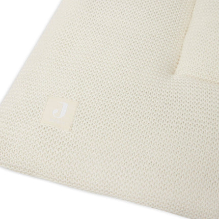 Jollein Laufgitterdecke Basic Knit Elfenbein 75x95cm