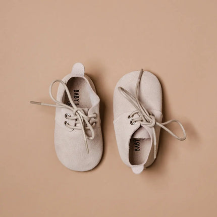 Baby Dutch Baby Schuhe Nova Ecru Wildleder