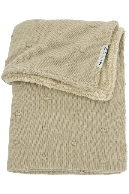 Meyco Wiegedecke Teddy Mini Knots Sand