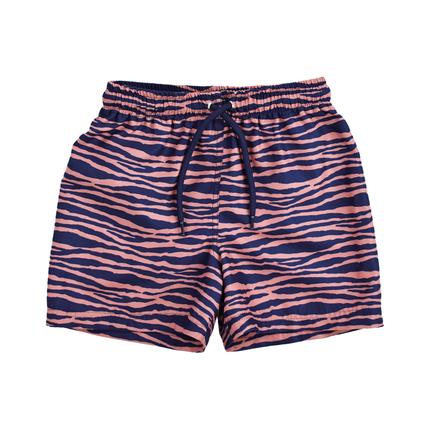 Swim Essentials Badehose Kind Zebra Blau/Orange