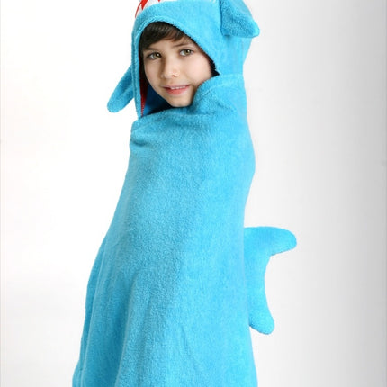 Zoocchini Badcape Baby Sherman The Shark Cotton