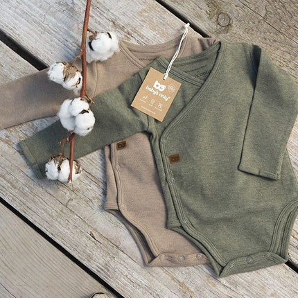 Baby's Only Body Langarm Melange Khaki