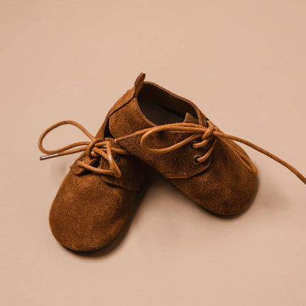 Baby Dutch Baby Schuhe Nova Camel Wildleder