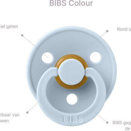 BIBS Schnuller Größe 1 Pfirsich