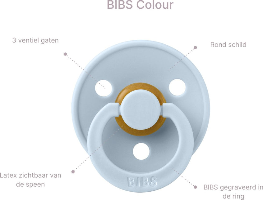 BIBS Schnuller Größe 1 Pfirsich