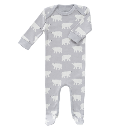 Fresk Baby-Pyjama mit Fuß-Eisbär