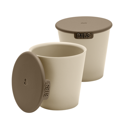 BIBS Baby Cup Set Vanille 2-teilig