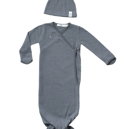 <tc>Snoozebaby</tc> Schlafsack Baby Cocon Incl Hat Storm Grey 60cm