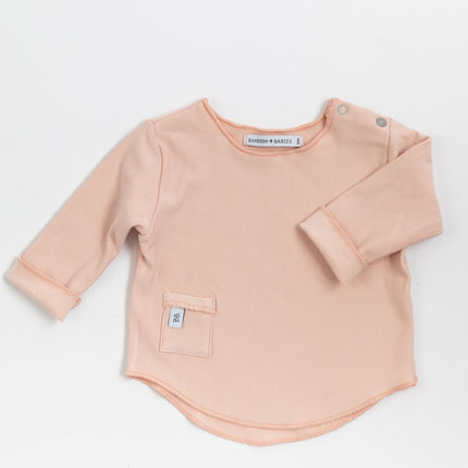 Bamboom Baby-Shirt Langarm Rosa