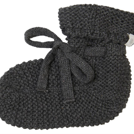 Noppies Babyshoes Nelson Dunkelgrau Melange