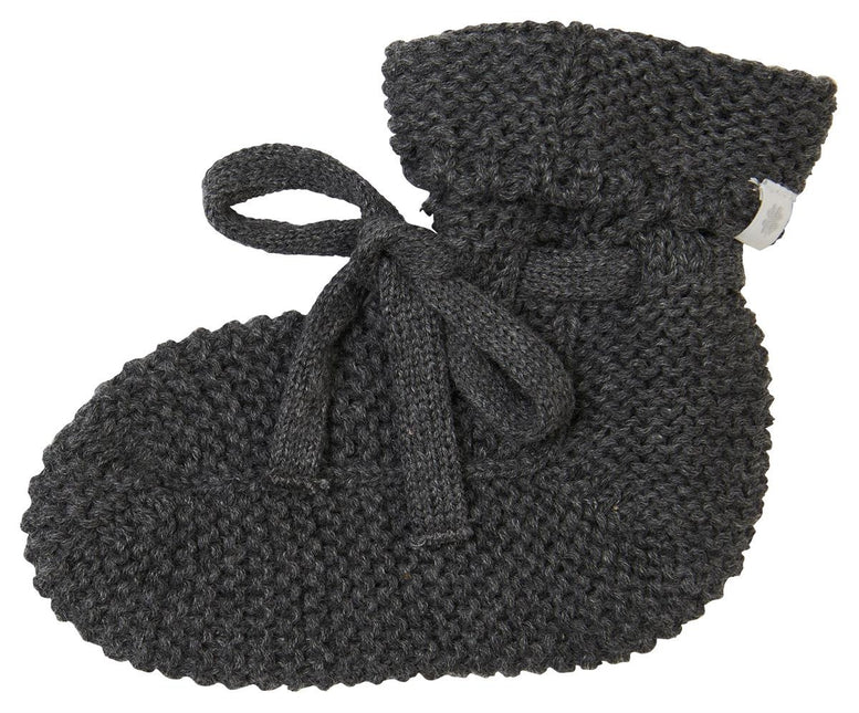 Noppies Babyshoes Nelson Dunkelgrau Melange