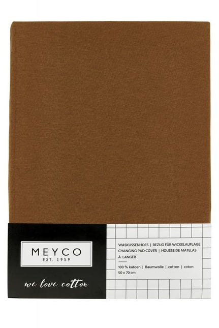 Meyco Wickelauflagenbezug Basic Jersey Camel